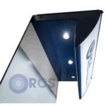H325 Illuminated canopy Convex down - RAL9005 - 100cm - Image 4