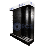 Sliding wall system - RAL9005 - Black - 2 meter